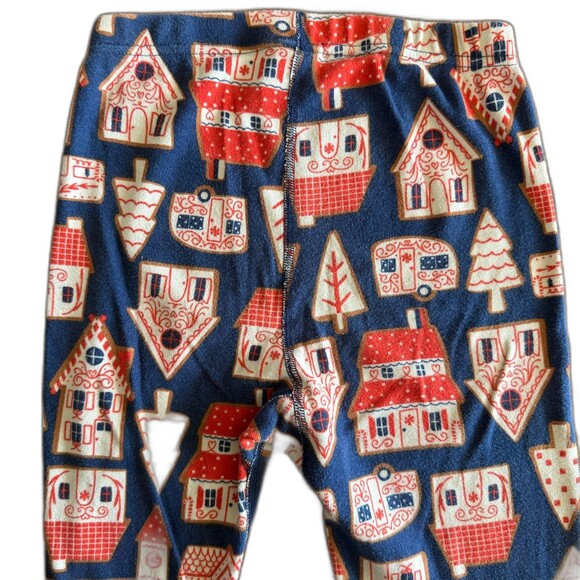 Hanna Andersson Gingerbread Village Pajama Set Youth 10 - Picture 6 of 9